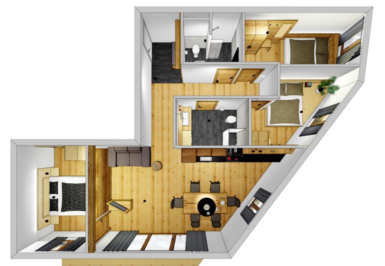 Tiroler Zeitgeist Apartment Fuegen Luaran gambar